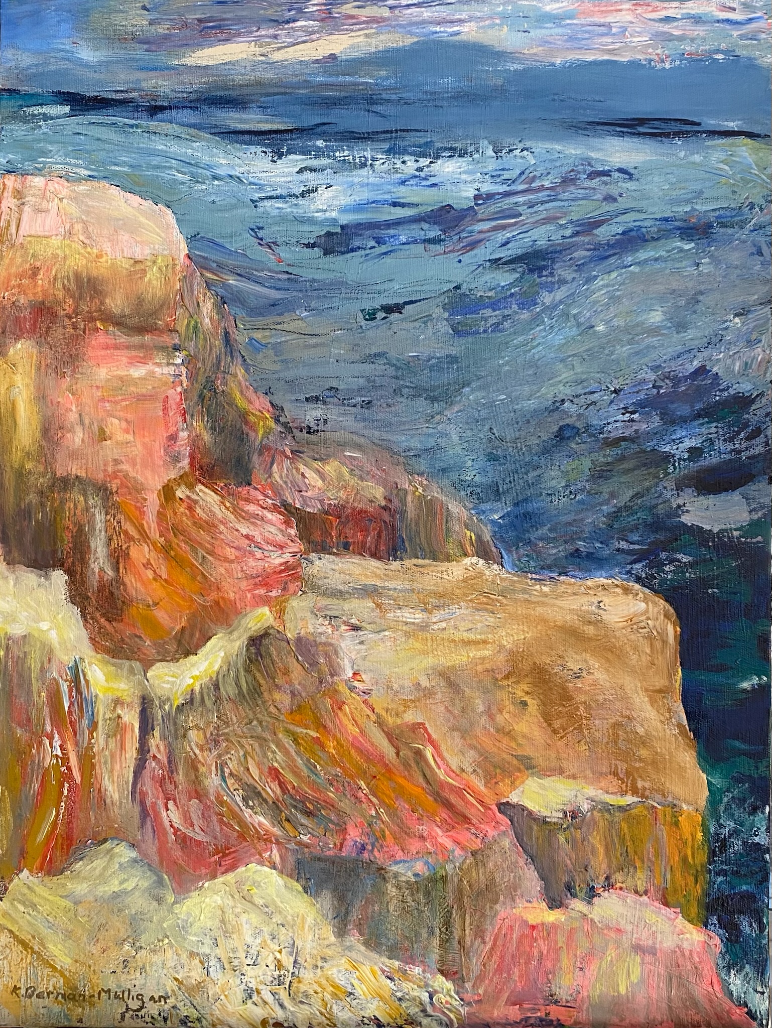 acrylic painting on canvas